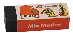消しゴム ミア ムジカ お取り寄せ商品 引き出物 記念品  【音楽雑貨 音符・ピアノモチーフ】ト音記号 ピアノ雑貨ｃ