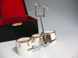 マーチングドラム 3連 お取り寄せ商品 音楽雑貨 音符 ピアノモチーフ 音符 ト音記号 ピアノ雑貨