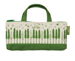 ペンケース　Piano Tree♪　※お取り寄せ商品 引き出物 記念品  【音楽雑貨 音符・ピアノモチーフ】ト音記号 ピアノ雑貨ｃ
