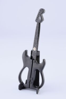 ギターハサミ♪　※お取り寄せ商品 引き出物 記念品 音楽雑貨 音符 ピアノモチーフ ト音記号 ピアノ雑貨