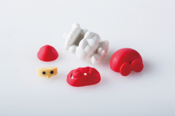 立体サンタ消しゴム♪　※お取り寄せ商品 引き出物 記念品 音楽雑貨 音符 ピアノモチーフ ト音記号 ピアノ雑貨