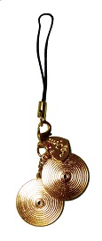 吹奏楽ストラップ シンバル ※ハートチャームなし ※お取り寄せ商品 【音楽雑貨 音符・ピアノモチーフ】ト音記号 ピアノ雑貨