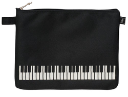 ポケットポーチ  お取り寄せ商品 引き出物 記念品  音楽雑貨 音符・ピアノモチーフト音記号 ピアノ雑貨