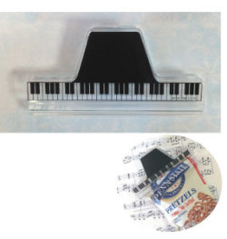 MUSICブッククリップ クリア鍵盤 お取り寄せ商品 音楽雑貨 音符 ピアノモチーフ 音符 ト音記号 ピアノ雑貨 ピアノ教室発表会記念品