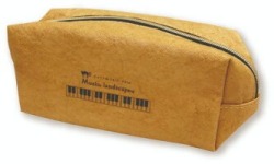 クラフト風ペンポーチ Music landscape ／ YOUKOU HOME お取り寄せ商品 引き出物 記念品 音楽雑貨 音符 ピアノモチーフ ト音記号 ピアノ雑貨