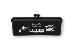 シリコンツールケース♪　※お取り寄せ商品 引き出物 記念品  【音楽雑貨 音符・ピアノモチーフ】ト音記号 ピアノ雑貨ｃ