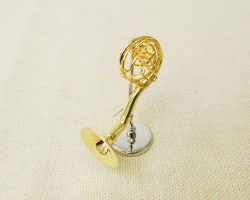 ミニチュア楽器 スーザフォン 1／12 スケール（ゴールド) 楽器 音楽雑貨 ブラスバンド