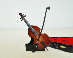 ミニチュア楽器 コントラバス 14cmサイズ お取り寄せ商品 楽器 音楽雑貨 ブラスバンド