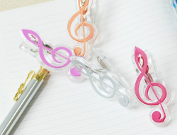 5色から選べる ト音記号 クリップ お取り寄せ商品 小物 音楽雑貨 音楽雑貨 音楽グッズ 記念品 卒業記念 楽器 吹奏楽　