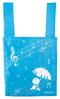 折りたたみバッグ お取り寄せ商品 引き出物 記念品 音楽雑貨 音符 ピアノモチーフ ト音記号 ピアノ雑貨
