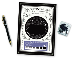 ミニクリップSPセットA Monochrome Sound お取り寄せ商品 引き出物 記念品 音楽雑貨 音符 ピアノモチーフ ト音記号 ピアノ雑貨