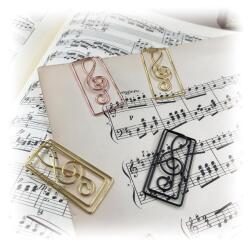 オーナメントクリップ　ト音記号♪　※お取り寄せ商品 引き出物 記念品  【音楽雑貨 音符・ピアノモチーフ】ト音記号 ピアノ雑貨ｃ