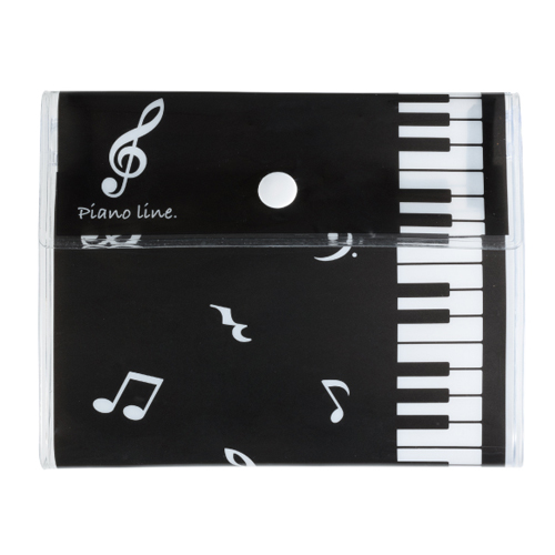 Piano Line コンパクトマスクケース 音符 お取り寄せ商 音楽雑貨 音符 ト音記号 小物グッズ 音楽雑貨 音楽雑貨 音符 楽器モチーフ Br ピアノ発表会 記念品 卒業記念 Br 音楽雑貨 カンタービレ