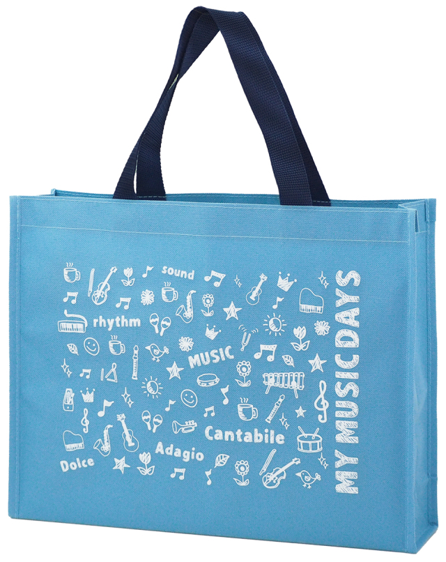 レッスンバッグ MY MUSIC DAYS♪※お取り寄せ商 【音楽雑貨 音符 ☆【ト