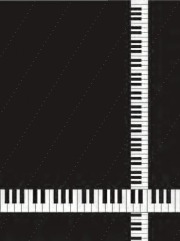 Ａ5罫線ノート 鍵盤 お取り寄せ商品 引き出物 記念品 音楽雑貨 音符 ピアノモチーフ ト音記号 ピアノ雑貨