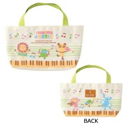 ミニトート（ダンダン）  ピアノ教室発表会記念品 音楽雑貨 吉澤 セトクラフト お取り寄せ商品 引き出物 記念品 音楽雑貨 音符 ピアノモチーフ ト音記号 ピアノ雑貨