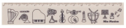 定規 ミア ムジカ お取り寄せ商品 引き出物 記念品  【音楽雑貨 音符・ピアノモチーフ】ト音記号 ピアノ雑貨ｃ