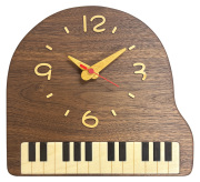 グランドピアノ掛時計  ピアノ教室発表会記念品 音楽雑貨 吉澤 セトクラフト お取り寄せ商品 引き出物 記念品 音楽雑貨 音符 ピアノモチーフ ト音記号 ピアノ雑貨