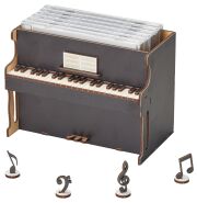 CDが入る収納ボックス ピアノパズル お取り寄せ商品 引き出物 記念品 音楽雑貨 音符 ピアノモチーフ ト音記号 ピアノ雑貨