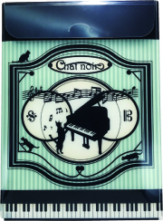 A4ファイルケース chatnoir お取り寄せ商品 引き出物 記念品 音楽雑貨 音符 ピアノモチーフ ト音記号 ピアノ雑貨