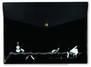 A4フラットケース♪　※お取り寄せ商品 引き出物 記念品  【音楽雑貨 音符・ピアノモチーフ】ト音記号 ピアノ雑貨ｃ