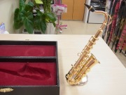 テナーサックスミニチュア6分の1サイズ ゴールド お取り寄せ商品 吹奏楽の記念品に最適