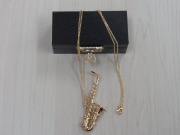 アルトサックス ネックレス お取り寄せ商品 プレゼントに最適 音楽雑貨 音楽グッズ  <br>音楽発表会 吹奏楽