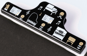 ワイドクリップ la la PIANO お取り寄せ商品 引き出物 記念品 音楽雑貨 音符 ピアノモチーフ ト音記号 ピアノ雑貨