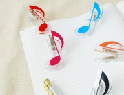 5色から選べる 八分音符 クリップ お取り寄せ商品 小物 音楽雑貨 音楽雑貨 音楽グッズ 記念品 卒業記念 楽器 吹奏楽　