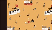 ミニメモ POP STEP PIANO  お取り寄せ商品 引き出物 記念品  音楽雑貨 音符・ピアノモチーフト音記号 ピアノ雑貨