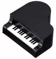 ミニピアノ鉛筆削り ブラック お取り寄せ商品 音楽雑貨 音符 ピアノモチーフ グランドピアノ