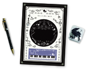 ミニクリップSPセットA Monochrome Sound お取り寄せ商品 引き出物 記念品 音楽雑貨 音符 ピアノモチーフ ト音記号 ピアノ雑貨