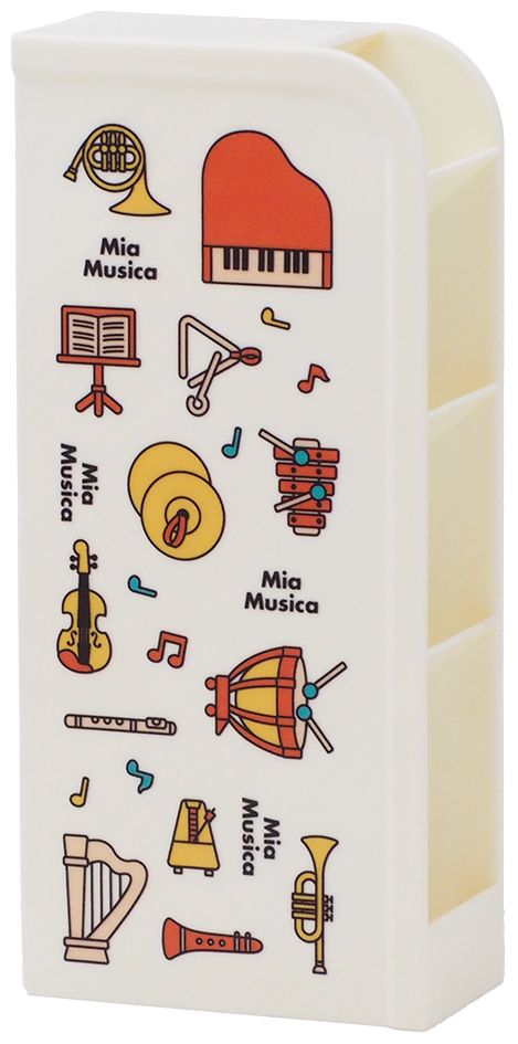 スリムペンスタンド ミア ムジカ※お取り寄せ商品 引き出物 記念品  【音楽雑貨 音符・ピアノモチーフ】ト音記号 ピアノ雑貨ｃ