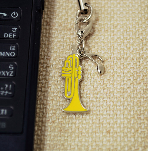 トランペット 携帯ストラップ 小物 携帯ストラップ 音楽雑貨