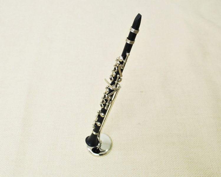 ミニチュア楽器 クラリネット 1／6スケール（黒）お取り寄せ商品 楽器 音楽雑貨 吹奏楽