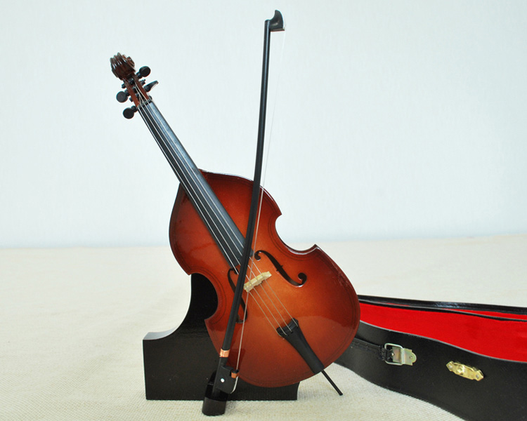 ミニチュア楽器 コントラバス 24cmサイズ お取り寄せ商品 楽器 音楽雑貨 ブラスバンド