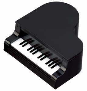 ミニピアノ鉛筆削り ブラック お取り寄せ商品 音楽雑貨 音符 ピアノモチーフ グランドピアノ