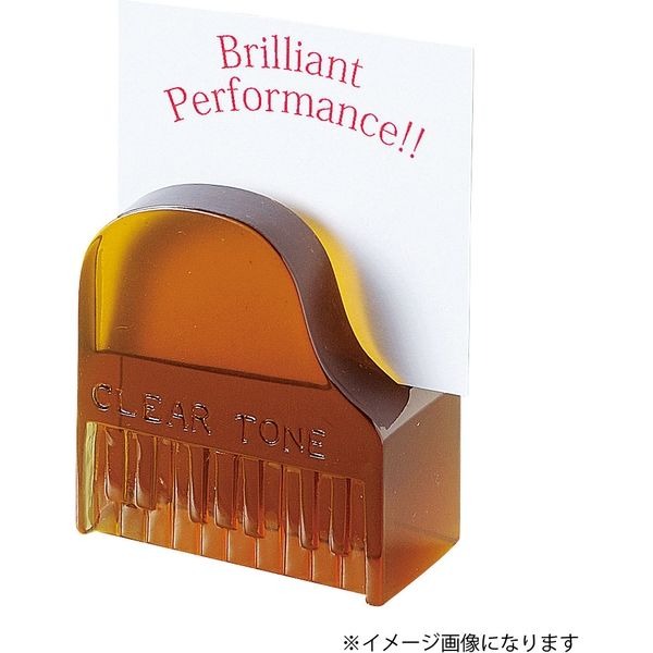 メモスタンド（ClearTone）ピアノ  ピアノ教室発表会記念品 音楽雑貨 吉澤 セトクラフト お取り寄せ商品 引き出物 記念品 音楽雑貨 音符 ピアノモチーフ ト音記号 ピアノ雑貨