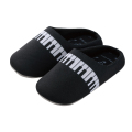 Piano line ルームシューズ♪　※お取り寄せ商品 引き出物 記念品  【音楽雑貨 音符・ピアノモチーフ】ト音記号 ピアノ雑貨ｃ