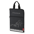 Piano PC・タブレットケース(レガート)♪　※お取り寄せ商品 引き出物 記念品 音楽雑貨 音符 ピアノモチーフ ト音記号 ピアノ雑貨