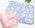 メロディたまタオルハンカチ ♪　※お取り寄せ商品 引き出物 記念品 音楽雑貨 音符 ピアノモチーフ ト音記号 ピアノ雑貨