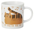 マグ TABBY'S MUSIC お取り寄せ商品 引き出物 記念品  【音楽雑貨 音符・ピアノモチーフ】ト音記号 ピアノ雑貨ｃ