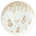 プレート　コンサート♪※お取り寄せ商品 引き出物 記念品  【音楽雑貨 音符・ピアノモチーフ】ト音記号 ピアノ雑貨ｃ