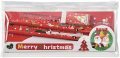 クリスマス　ステーショナリーセット　ポーチ付き♪　※お取り寄せ商品 引き出物 記念品 音楽雑貨 音符 ピアノモチーフ ト音記号 ピアノ雑貨