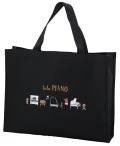 レッスンバッグ la la Piano ララピアノ お取り寄せ商品 引き出物 記念品 音楽雑貨 音符 ピアノモチーフ ト音記号 ピアノ雑貨