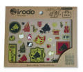 irodo(イロ度)布用転写シール♪　※お取り寄せ商品 引き出物 記念品  【音楽雑貨 音符・ピアノモチーフ】ト音記号 ピアノ雑貨ｃ