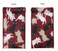 ロングパックンポーチ たまじゃらけ ねこグッズ お取り寄せ商品 引き出物 記念品 音楽雑貨 音符 ピアノモチーフ ト音記号 ピアノ雑貨