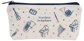 ペンケース スターダストシンフォニー お取り寄せ商品 引き出物 記念品  【音楽雑貨 音符・ピアノモチーフ】ト音記号 ピアノ雑貨ｃ