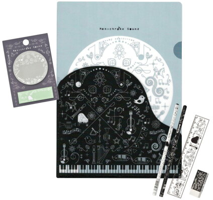 モノクロセット お取り寄せ商品 引き出物 記念品 音楽雑貨 音符 ピアノモチーフ ト音記号 ピアノ雑貨