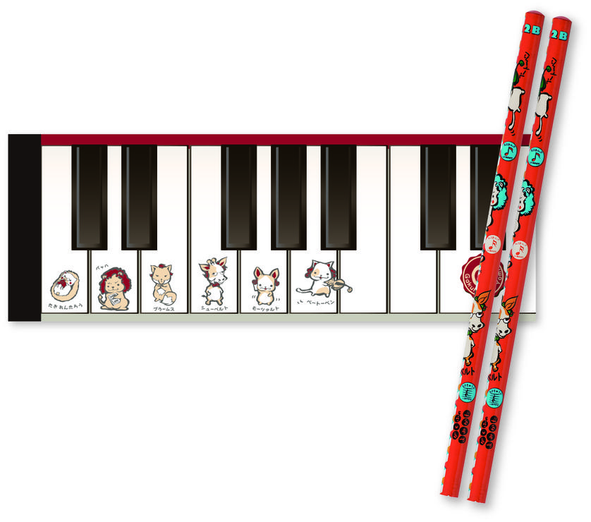 ミニメモPEセット♪　※お取り寄せ商品 引き出物 記念品  【音楽雑貨 音符・ピアノモチーフ】ト音記号 ピアノ雑貨ｃ